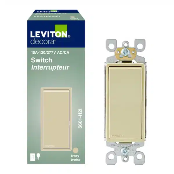 Leviton Decora Chargeur à USB et prise 15A inviolable 5.1A Type A/Type-C  (Plaque murale no